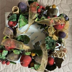 NWT Princess House Holiday wreath